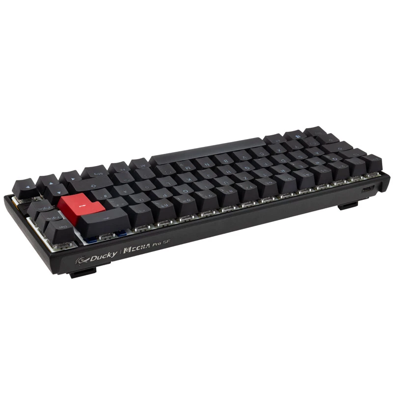 Ducky Mecha Pro SF klaviatūra, žaidimų, USB, vokiška, juoda