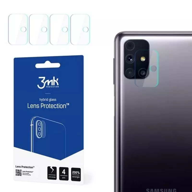 Kameros objektyvo apsauga 3MK, skirta Samsung Galaxy M31s — 1 vnt.