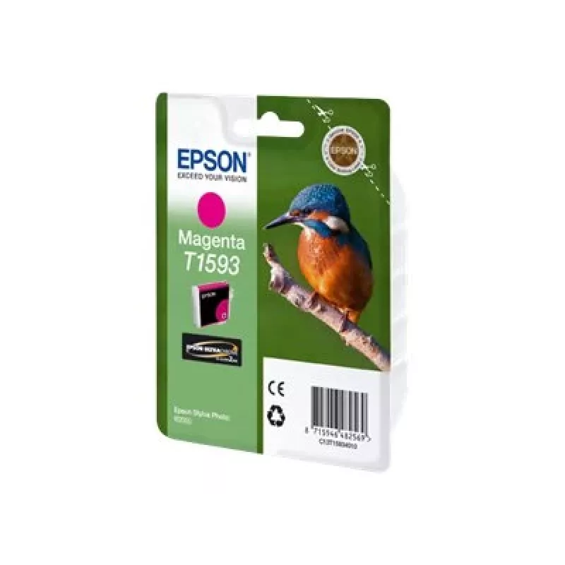 Epson T1593 Magenta, Magenta, pigmentinis rašalas, 17 ml, 1 vnt., 1200 puslapių