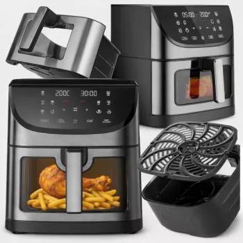 Extralink Air Fryer karšto oro gruzdintuvė be aliejaus 8L 1800W 200 Stopni
