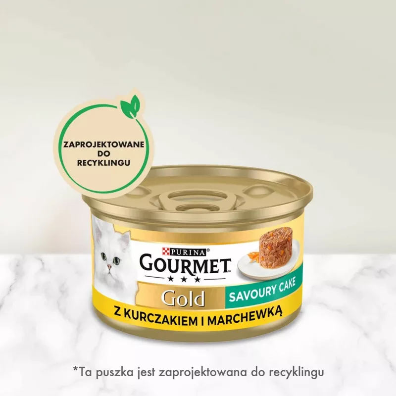 GOURMET GOLD - Sotusis pyragėlis su vištiena ir morka 85g