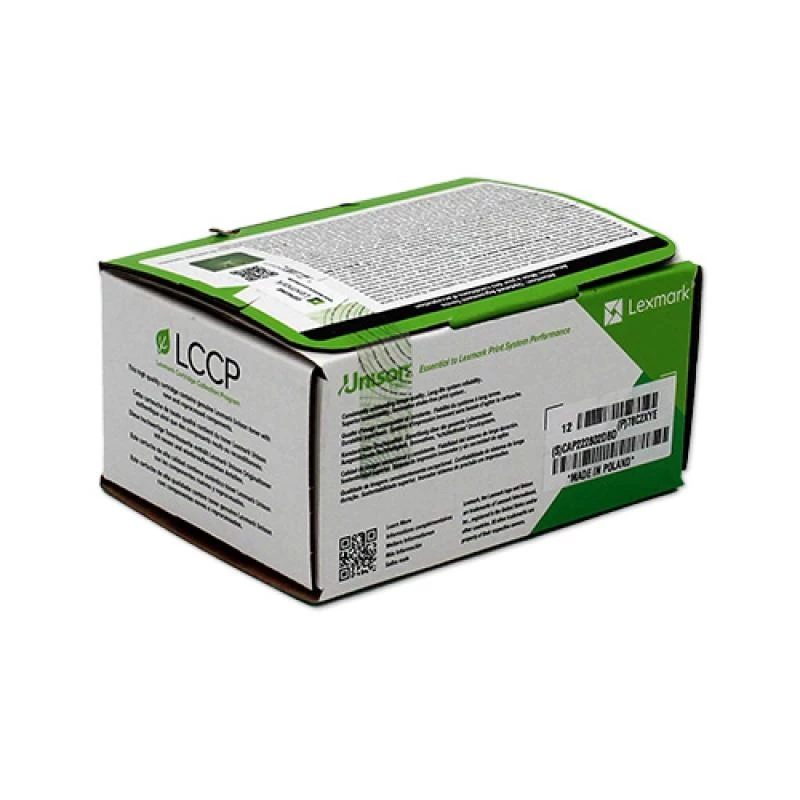 Lexmark 78C2XYE tonerio kasetė 1 vnt. Originali geltona