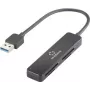 RF-PCR-220 USB kortelių skaitytuvas išmaniajam telefonui / planšetiniam kompiuteriui, juodas (RF-5151022)