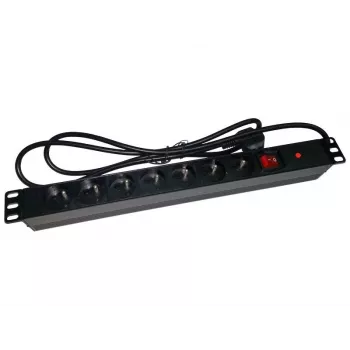 Alantec PZ071U maitinimo ilgintuvas 1,8 m 7 kintamosios srovės lizdai Vidaus naudojimui Juoda