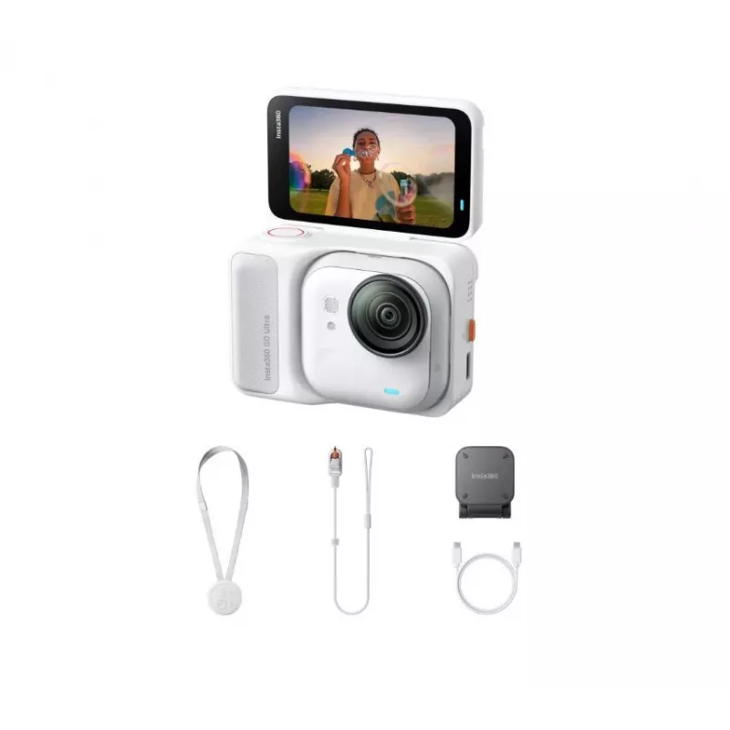 Veiksmo kamera GO Ultra STAND./Balta CINSABEA/Balta INSTA360