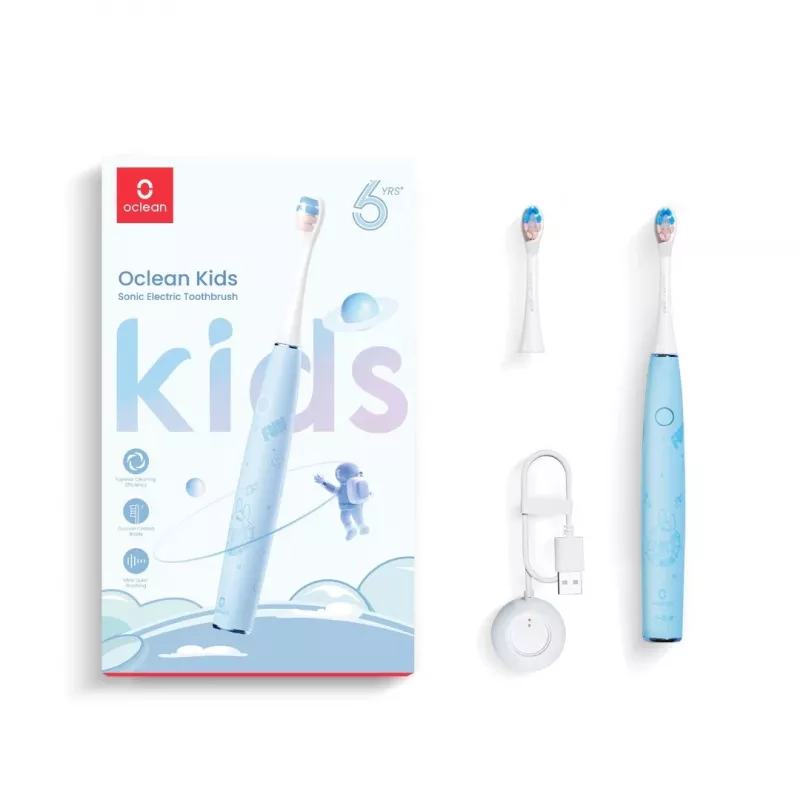 Dantų šepetėlis Oclean Kids vaikams mėlynas