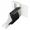 APNX vertikalus GPU montavimo rinkinys GAZU-1045 baltas — vertikalus GPU laikiklis kompiuterių korpusams, balta apdaila