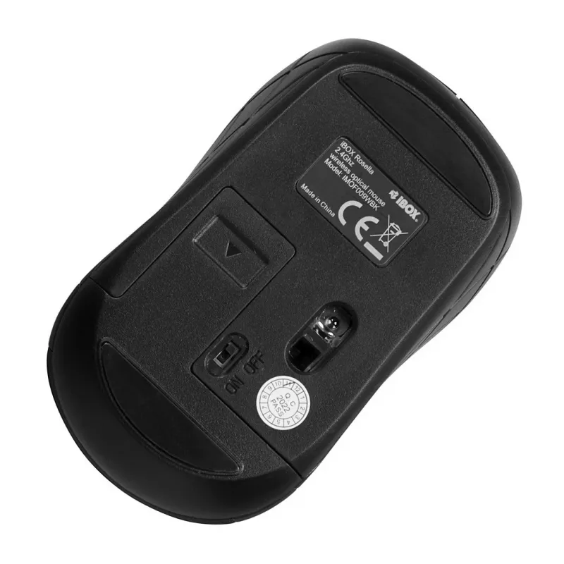 IBOX Rosella – pelė – 2,4 GHz – mėlyna – pelė – optinė – 3 mygtukai – mėlyna