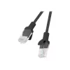 LANBERG tinklo kabelis Cat6 U/UTP RJ-45 į RJ-45, 5 m, juodas, CCA laidininkai, 250 MHz, 26 AWG