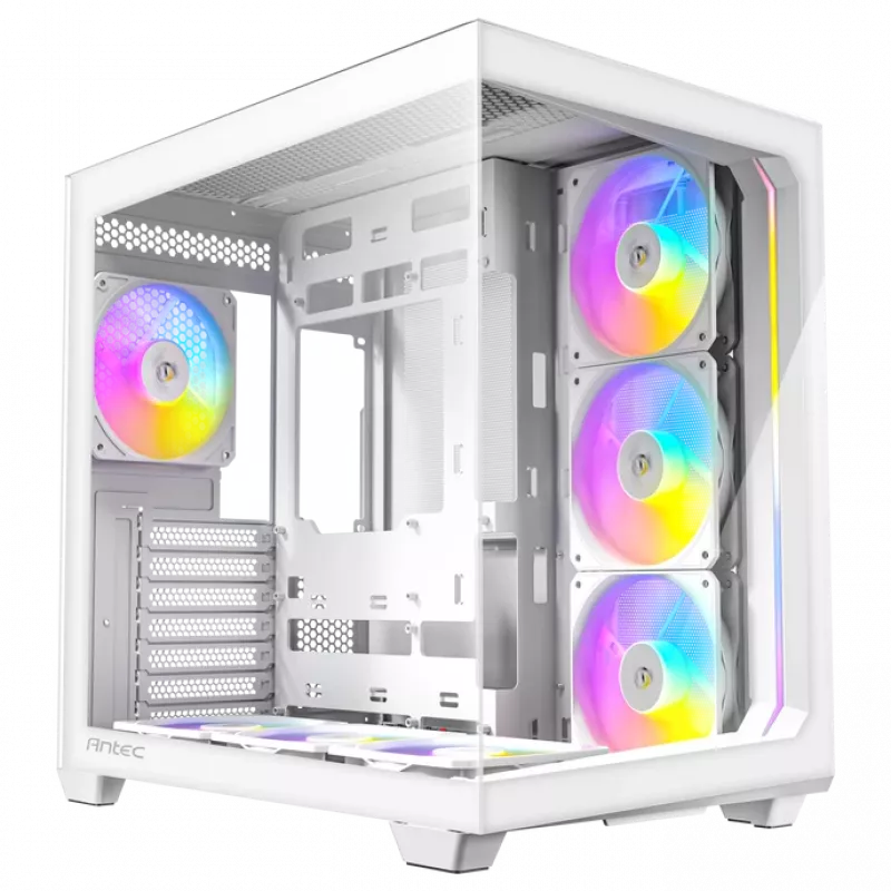 Antec C5 - Midi Tower - PC - Balta - ATX - ITX - micro ATX - Glas - Plastikas - Steel - 3x 120 mm (0-761345-10034-2)
