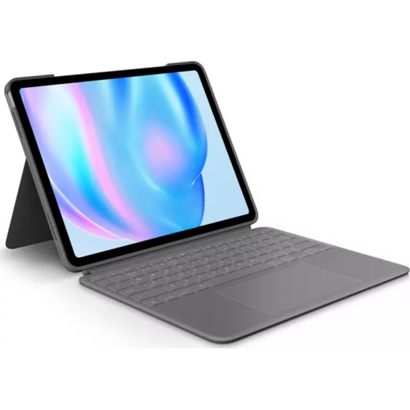 Logitech Combo Touch - Klaviatūra ir dėklas su folija - su jutikliniu kilimėliu - su apšvietimu - Apple Smart Connector - Q