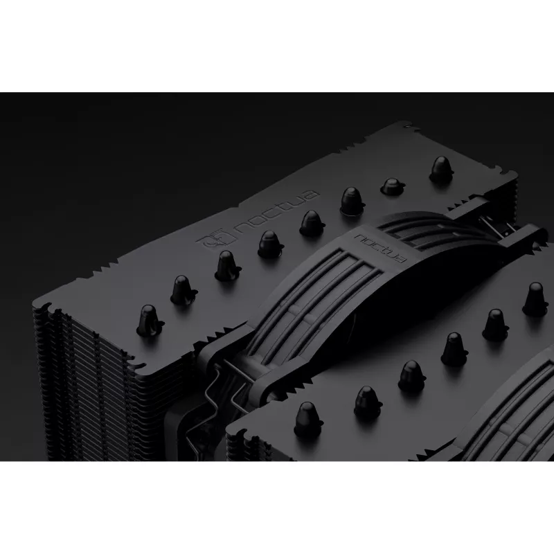 Noctua NF-A14x25r G2 PWM chromax.Juoda 140 mm ventiliatorius