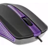 USB laidinė pelė, 3 mygtukai, gumuotas paviršius
