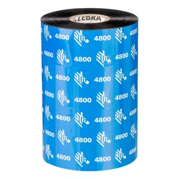 Zebra 4800 Resin šiluminė juostelė 450 m Juoda