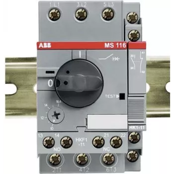 ABB Motor Protection Switch reguliuojamas 690 V/AC 1 A MS 116-1,0 1 vnt. (1SAM 250 000 R1005)
