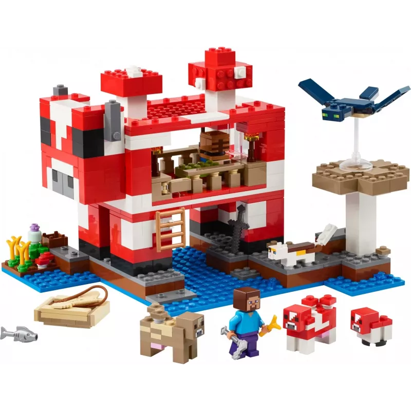 LEGO MINECRAFT 21270 Mooshroom namelis