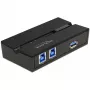 DeLOCK 11495 kompiuterio duomenų perjungiklis 5 Gbit/s Juodas Plastikinis