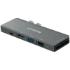 Canyon DS-5 USB 2.0 Type-C pilkas SD kortelių skaitytuvas 60 Hz
