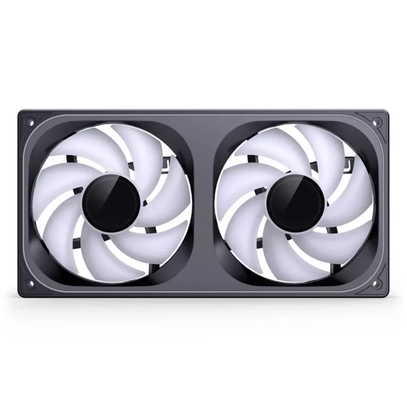 Aušinimo ventiliatorius Jonsbo ZB-240 240mm ARGB PWM juodas — Infinity Mirror dizainas