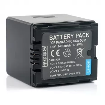 Papildoma skaitmeninė baterija Panasonic VBD210 (CGA-DU21) 7,2V 1860mAh pakartotinai įkraunama