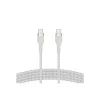 USB kabelis Belkin BOOST↑CHARGE PRO Flex 2m USB C balta