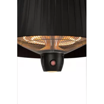 Infraraudonųjų spindulių šildytuvas SUNRED ARTIX C-HB, 1500 W, juodas, IP24 skirtas naudoti lauke