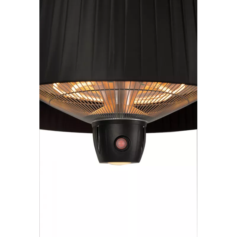 Infraraudonųjų spindulių šildytuvas SUNRED ARTIX C-HB, 1500 W, juodas, IP24 skirtas naudoti lauke