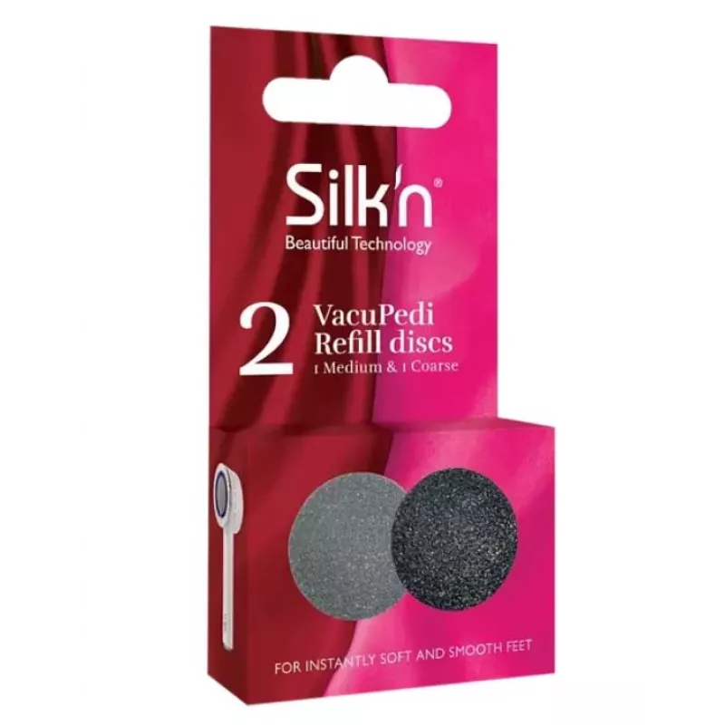 Silkn VacuPedi pakeitimo rinkinys, vidutinis ir šiurkštus (VPR2PEUMR001)
