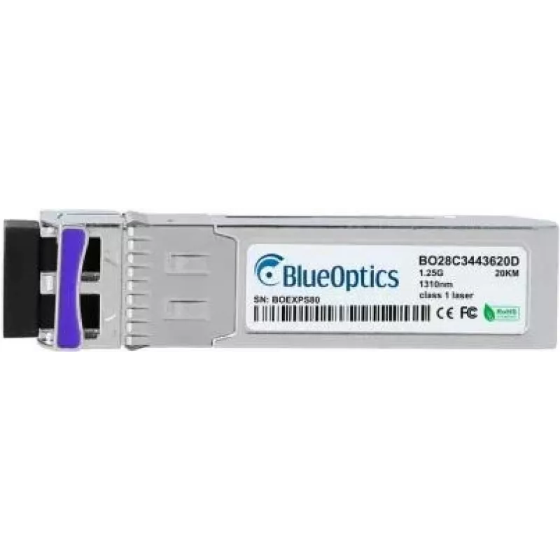 Skaidulinis optinis SFP siųstuvas-imtuvas BlueOptics 37973274-BO, cSFP sąsaja, 1250 Mbit/s, sidabrinis
