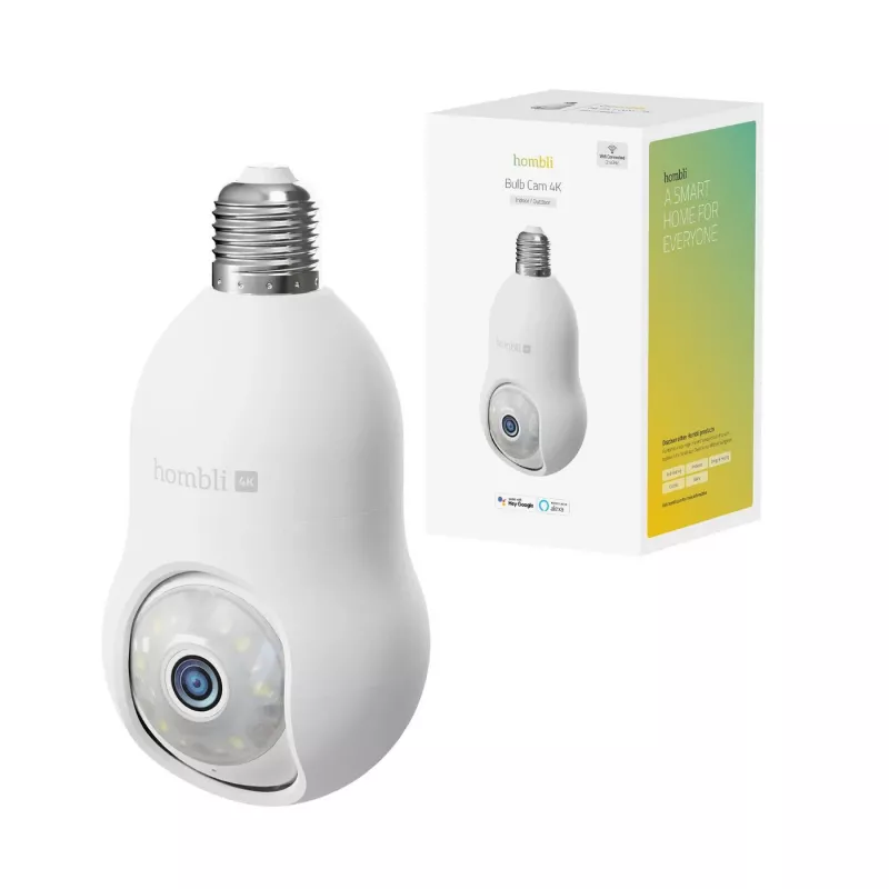 Avanca International BV Bulb Cam 4K lauko IP kamera HBBU-0209, balta