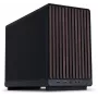 PC korpusas Lian Li A3-mATX Micro Tower — Micro-ITX/Micro-ATX, medžio spalva ir juoda, palaiko ATX/SFX/SFX-L maitinimo blokus