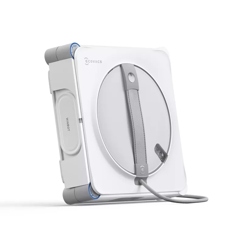 Langų valymo robotas Ecovacs WINBOT W2S laidinis 8000 Pa — automatizuotas stiklo valiklis plokštiems langams