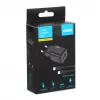 Išorinis maitinimo adapteris IBOX ILUC42B 12V 2A, 33W, USB-A + USB-C PD3.0, QuickCharge 3.0, universalus