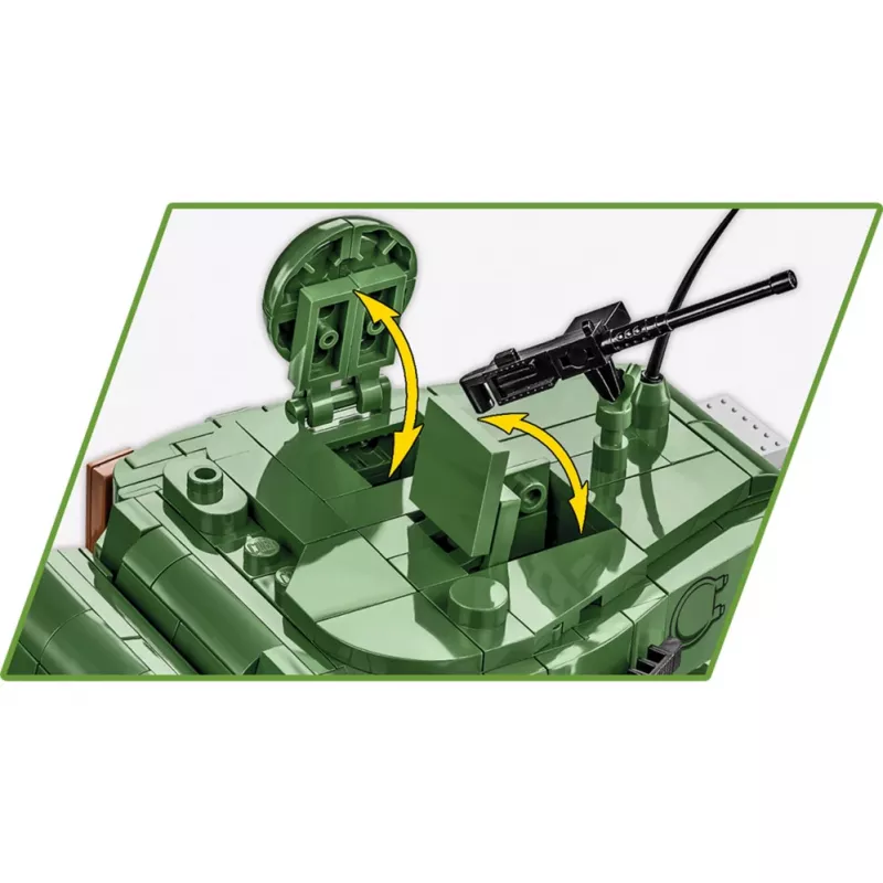 Konstravimo rinkinys COBI M26 Pershing T26E3 904 vnt. Plastikinis vaikams nuo 3 metų