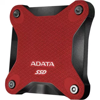 Išorinis SSD ADATA SD620 1 TB, nešiojamas USB 3.2 Gen 2 (Micro-USB B), skaitymo greitis 520 MB/s, rašymo greitis 460 MB/s, atsparus smūgiams, raudonas