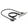 Lizdo laikiklis DeLOCK 89934 su 1 x USB Type-C ir 1 x USB Type-A prievadu