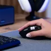 Belaidė pelė YENKEE SPIN DUAL 2095BK — kompaktiška dviejų režimų optinė pelė, modelis YMS 2095B SPIN