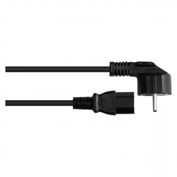 Good Connections P0150-S050 - 5 m - Netzstecker Typ E+F - C15-Koppler - H05V2V2-F - 250 V