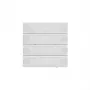 Ant sienos montuojamas KNX jutiklinis daviklis Gira Tastsensor 4 Komfort TS4 ws 5004003, 4 mygtukų, baltas