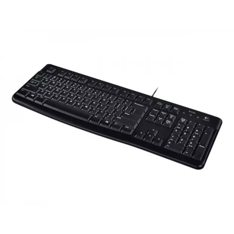K120 laidinė klaviatūra, laidinė, USB, QWERTZ, juoda