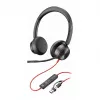 HP Poly Juodawire 8225-M USB-C stereofoninis ausinių komplektas, ANC, sertifikuotas Teams (birūs) (C92SCA6)