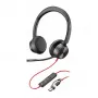 HP Poly Juodawire 8225-M USB-C stereofoninis ausinių komplektas, ANC, sertifikuotas Teams (birūs) (C92SCA6)