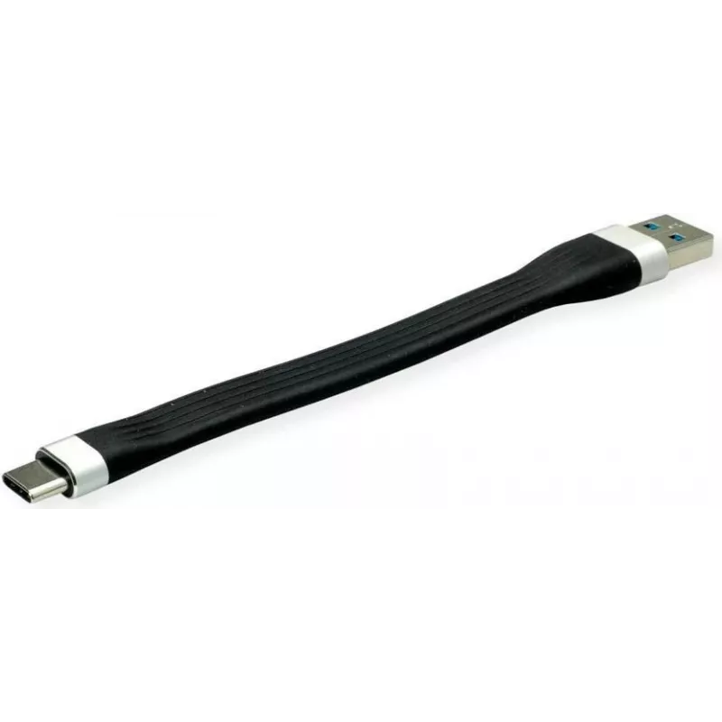 ROLINE 11.02.9014 USB laidas 0,11 m USB 3.2 Gen 1 (3.1 Gen 1) USB A USB C Juodas (11.02.9014)