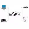Vaizdo kabelio adapteris GEMBIRD A-HDMIF30-DPM-01 HDMI Type A į DisplayPort 0,15 m juodas