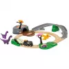 Brio World Dinozaurų nuotykių rinkinys, geležinkelis