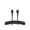 Laidas BoostCharge USB-C/USB-C pintas silikoninis 2 m, juodas