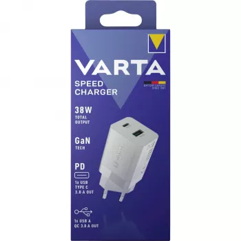 Vidinis įkroviklis Varta 57955 101 111 Universal White AC Fast Charging