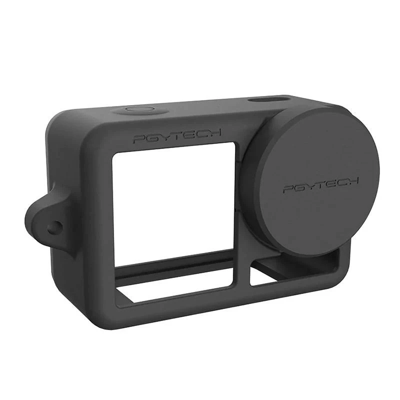 PGYTECH OSMO ACTION 3 silikoninio kaučiuko dėklas, juodas