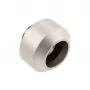 Hardtube Fitting 14 mm by OPTIMUS, Satin Nickel — compression connector for rigid PC cooling tubing