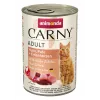 ANIMONDA Carny Adult Chicken, turkey, duck hearts - šlapias kačių maistas - 400g